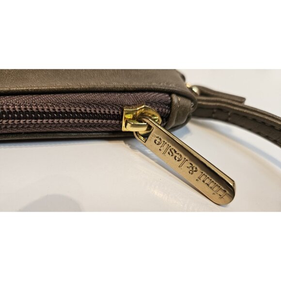 Timi & Leslie Small Purse Handbag Clutch Clay Gray EUC Classic - Picture 6 of 14